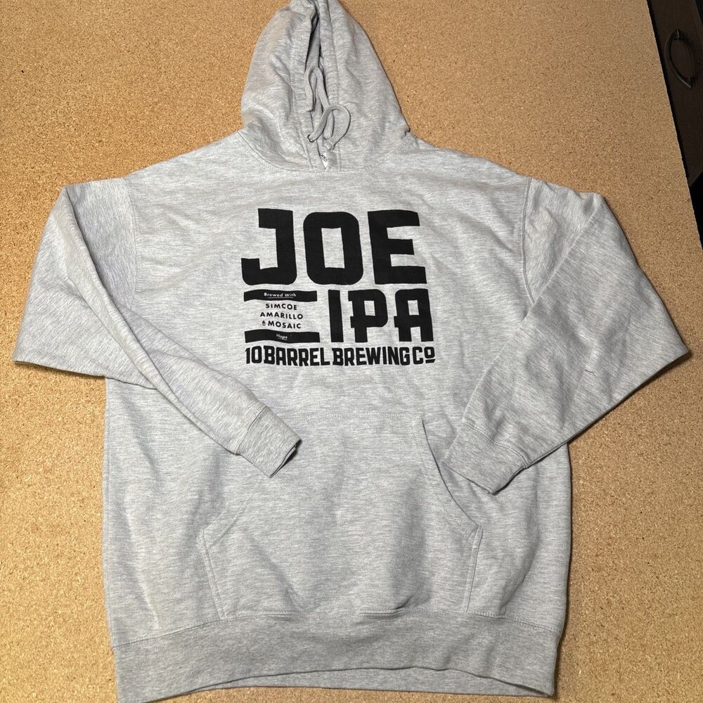 10 Barrel Brewing Joe IPA Hoodie Men's 2XL Cotton Blend D2